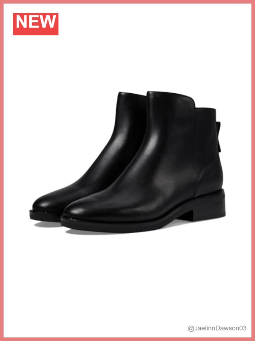 Cole Haan Women's Ramona Ankle Bootie Waterproof Leather Pull-On